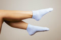 Blue ankle socks