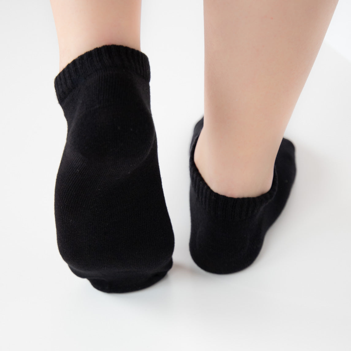 Unisex Anti-Blister Black Ankle Socks – Gel-Protected, 3-Pack - 36-39 size