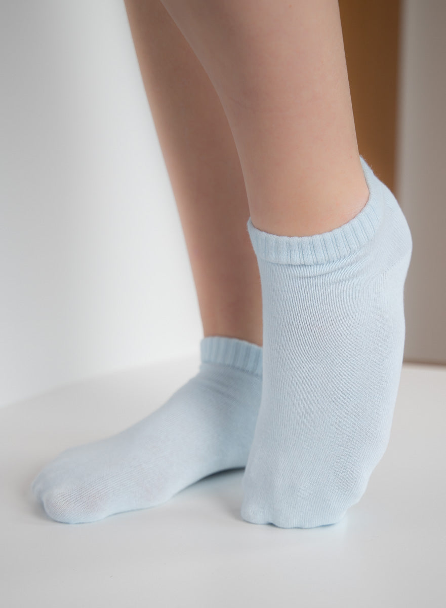 Unisex Anti-Blister Black Ankle Socks – Gel-Protected, 3-Pack - 40-45 size